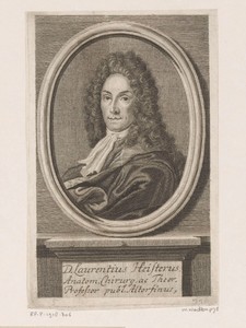 Portret van Lorenz Heister