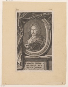 Portret van Lorenz Heister