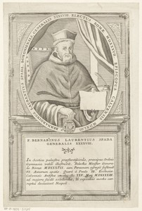 Portret van Lorenzo Spada, 48ste Minister Generaal van de franciscaner orde