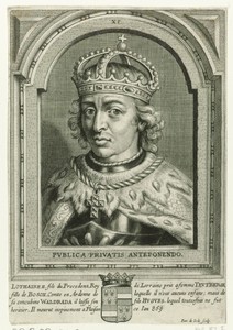 Portret van Lotharius II