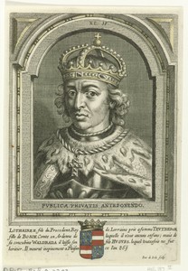 Portret van Lotharius II