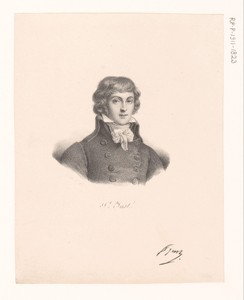 Portret van Louis Antoine de Saint-Just