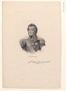 Portret van Louis-Auguste-Victor de Ghaisne de Bourmont