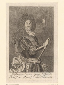 Portret van Louis François, hertog van Boufflers