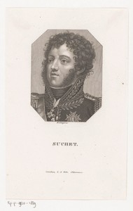 Portret van Louis-Gabriel Suchet
