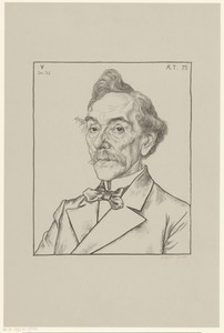 Portret van Louis Jacques Veltman
