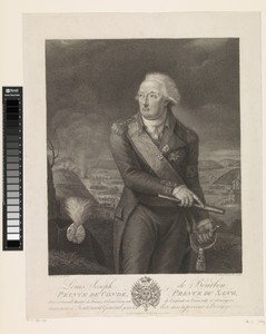 Portret van Louis Joseph de Bourbon