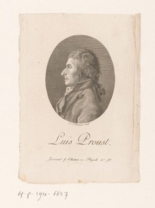 Portret van Louis Joseph Proust
