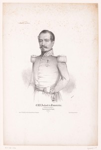 Portret van Louis Juchault de Lamoricière