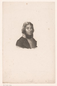 Portret van Louis Lazare Hoche