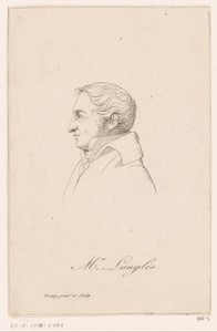 Portret van Louis-Mathieu Langlès