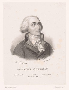 Portret van Louis-Michel Lepeletier de Saint-Fargeau