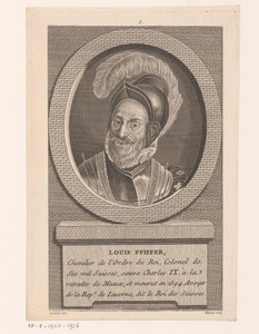 Portret van Louis Pfiffer