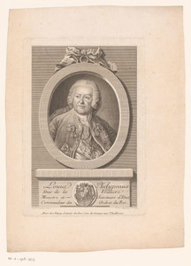 Portret van Louis Phélypeaux de Saint-Florentin