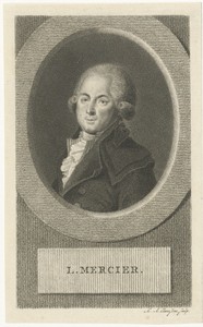 Portret van Louis-Sébastien Mercier