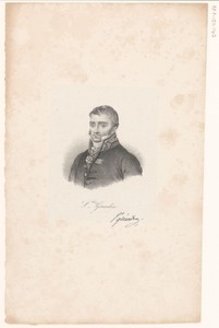 Portret van Louis Stanislas de Girardin