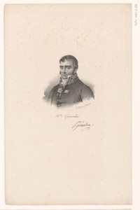 Portret van Louis Stanislas de Girardin