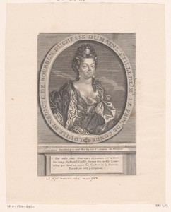 Portret van Louise Bénédicte de Bourbon
