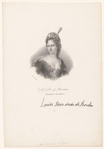 Portret van Louise Bénédicte van Bourbon