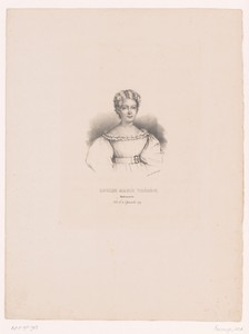 Portret van Louise d'Artois op dertienjarige leeftijd
