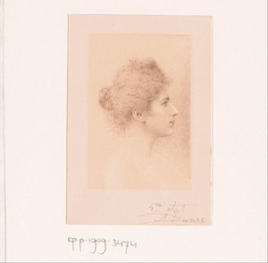 Portret van Louise Danse