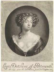 Portret van Louise de Kéroualle hertogin van Portsmouth