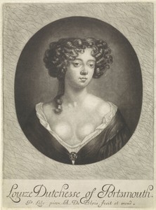 Portret van Louise de Kéroualle hertogin van Portsmouth