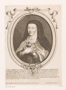 Portret van Louise De La Vallière