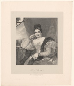 Portret van Louise Dulcken