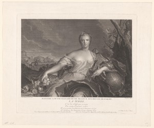 Portret van Louise Elisabeth van Frankrijk