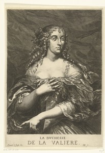 Portret van Louise Françoise de La Baume Le Blanc de la Vallière