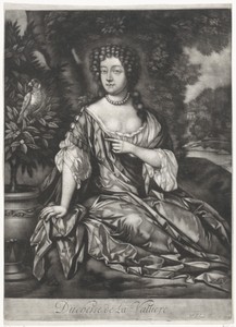 Portret van Louise Françoise de La Baume Le Blanc de la Vallière