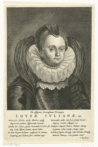 Portret van Louise Juliana, gravin van Nassau