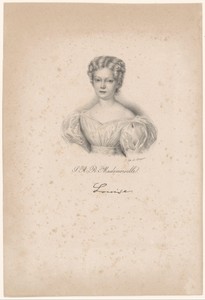 Portret van Louise Maria van Frankrijk