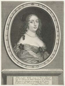 Portret van Louise Marie de Gonzague, koningin van Polen