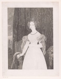 Portret van Louise Marie van Orléans