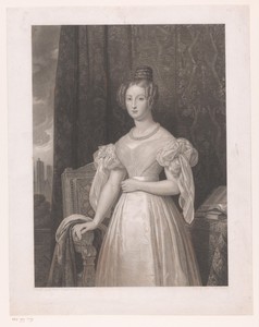 Portret van Louise Marie van Orléans