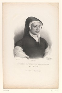 Portret van Louise, prinses van Savoye