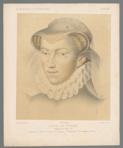 Portret van Louise van Lotharingen