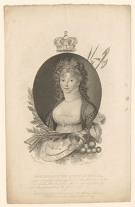 Portret van Louise van Mecklenburg-Strelitz