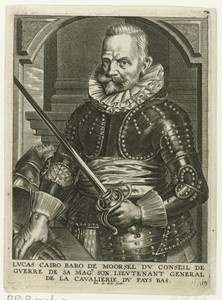 Portret van Lucas Cayro, baron van Moorsel