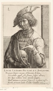 Portret van Lucas van Leyden