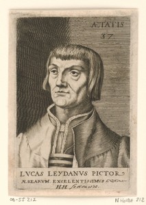 Portret van Lucas van Leyden