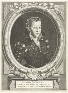 Portret van Lucretia de Medici