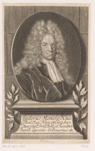 Portret van Lüder Mencke