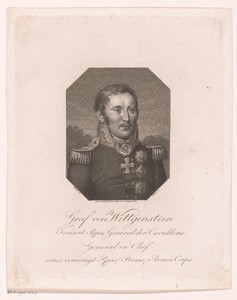 Portret van Ludwig Adolph Peter, Graf Wittgenstein