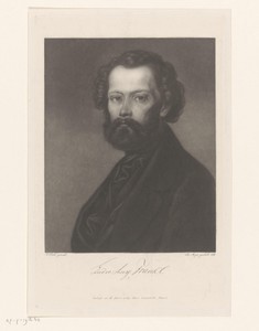 Portret van Ludwig August Ritter Frankl von Hochwart