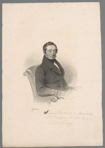 Portret van Ludwig Freiherr von Mandell