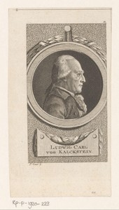 Portret van Ludwig Karl von Kalckstein