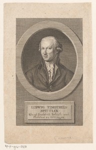 Portret van Ludwig Timotheus Freiherr von Spittler